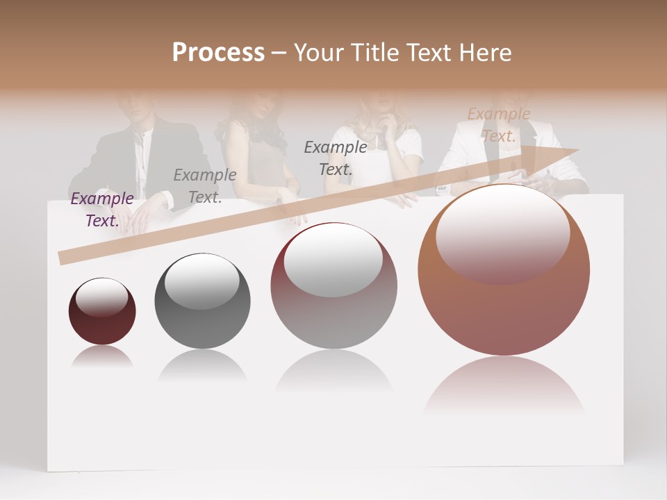 Glamour Caucasian Relaxed PowerPoint Template