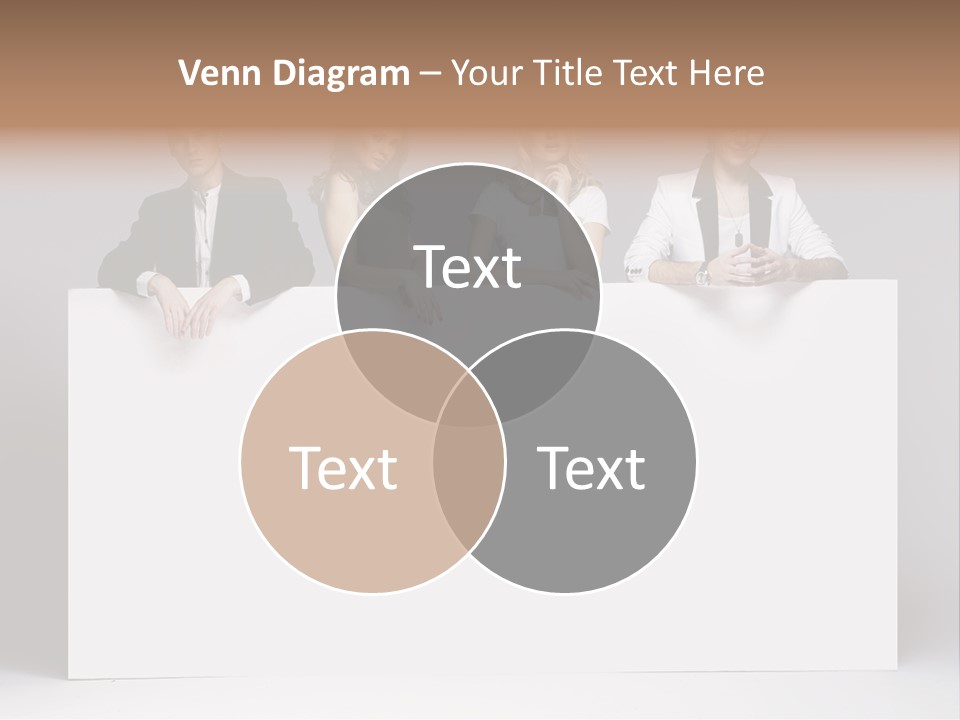 Glamour Caucasian Relaxed PowerPoint Template