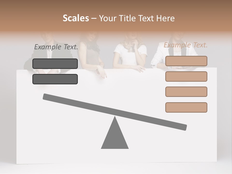 Glamour Caucasian Relaxed PowerPoint Template