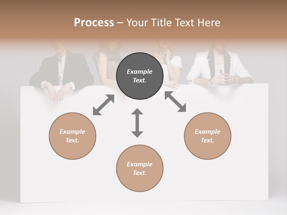 Glamour Caucasian Relaxed PowerPoint Template