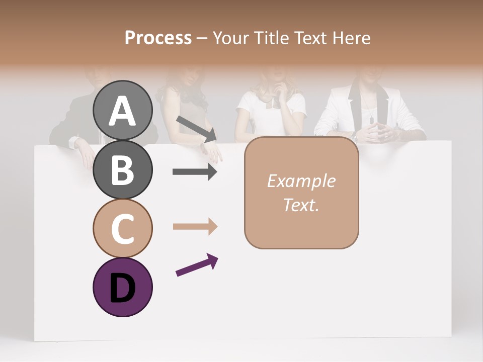 Glamour Caucasian Relaxed PowerPoint Template