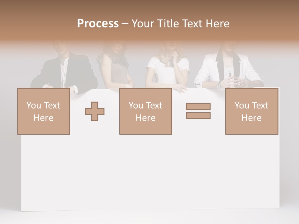 Glamour Caucasian Relaxed PowerPoint Template