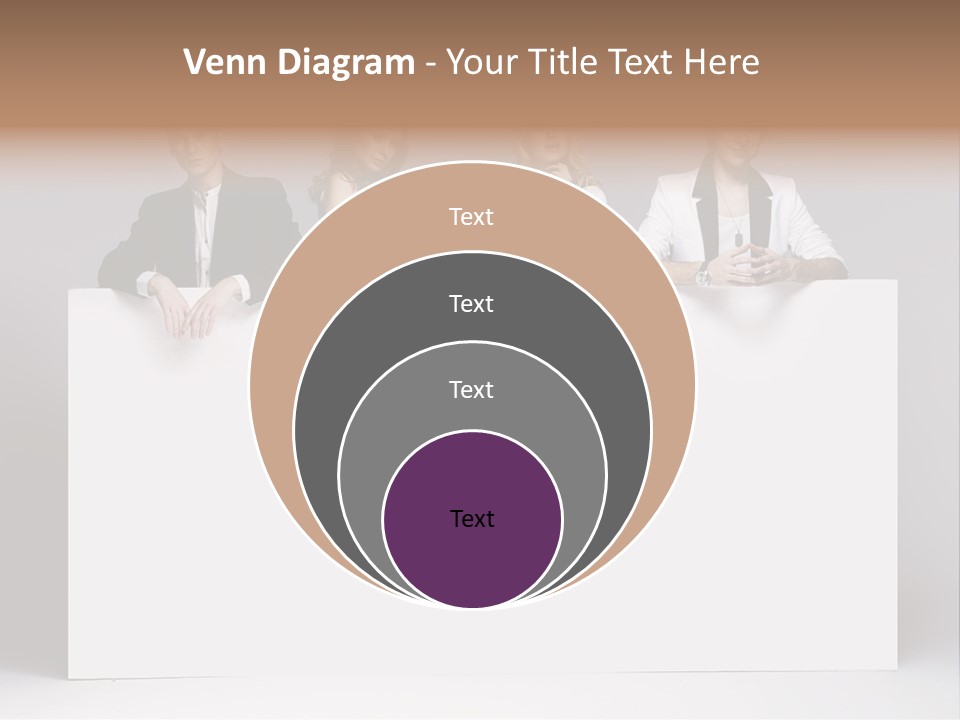 Glamour Caucasian Relaxed PowerPoint Template