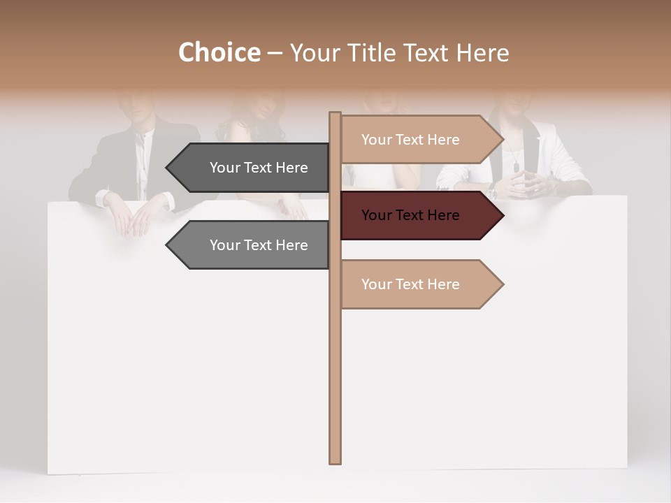 Glamour Caucasian Relaxed PowerPoint Template