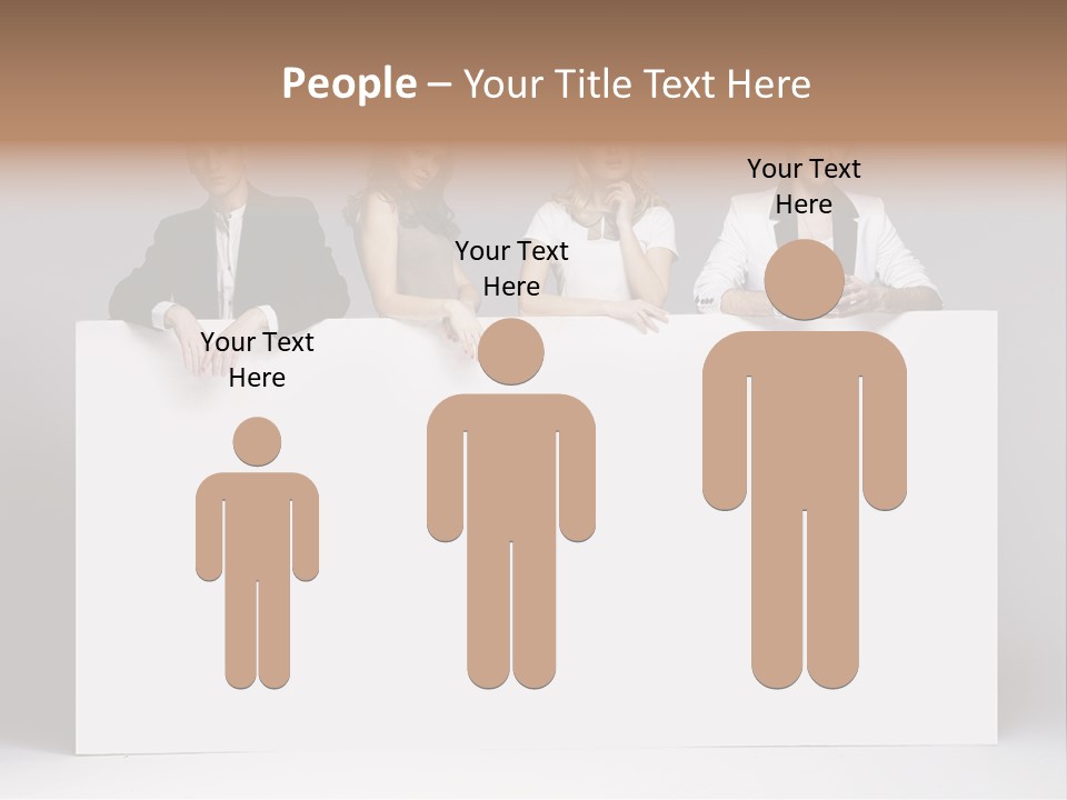 Glamour Caucasian Relaxed PowerPoint Template