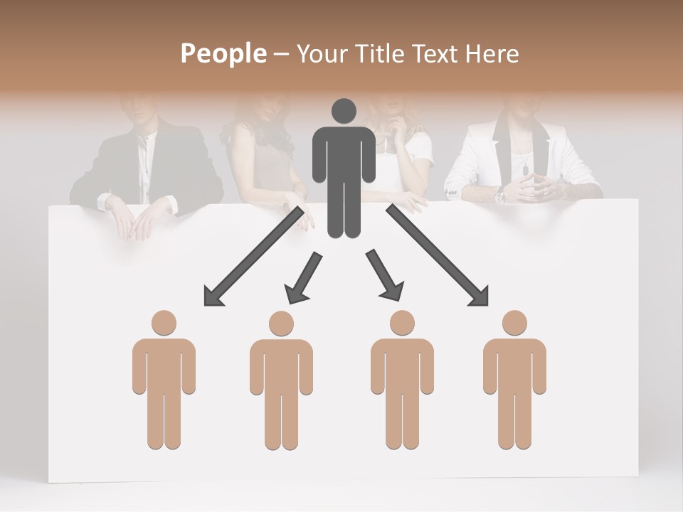 Glamour Caucasian Relaxed PowerPoint Template