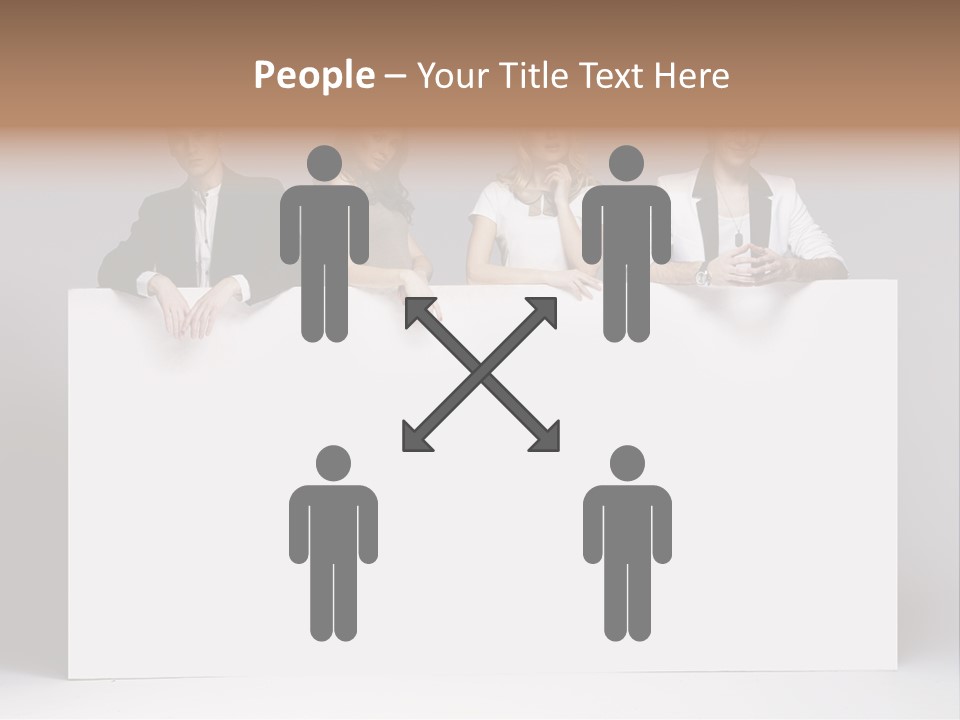 Glamour Caucasian Relaxed PowerPoint Template