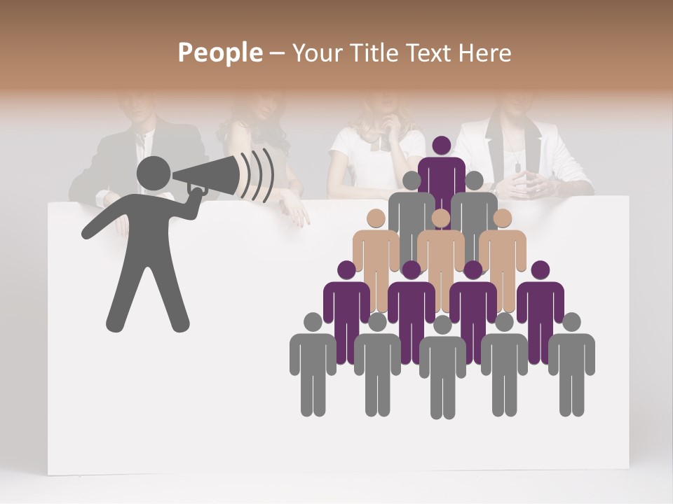 Glamour Caucasian Relaxed PowerPoint Template