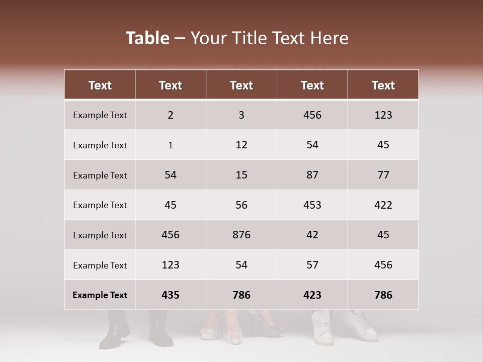 Dress Teen Blue PowerPoint Template