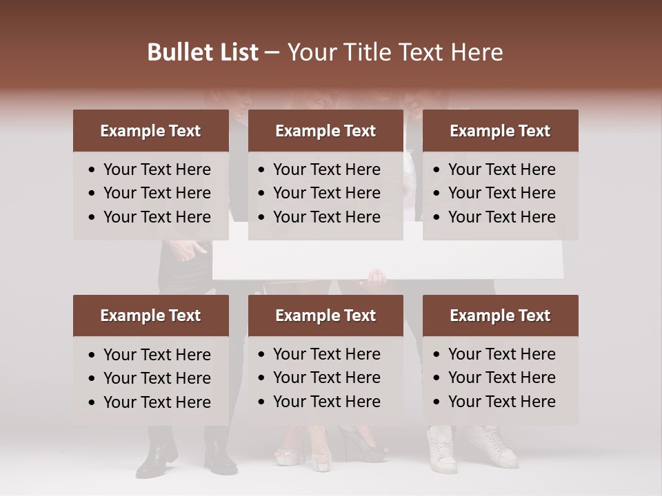 Dress Teen Blue PowerPoint Template