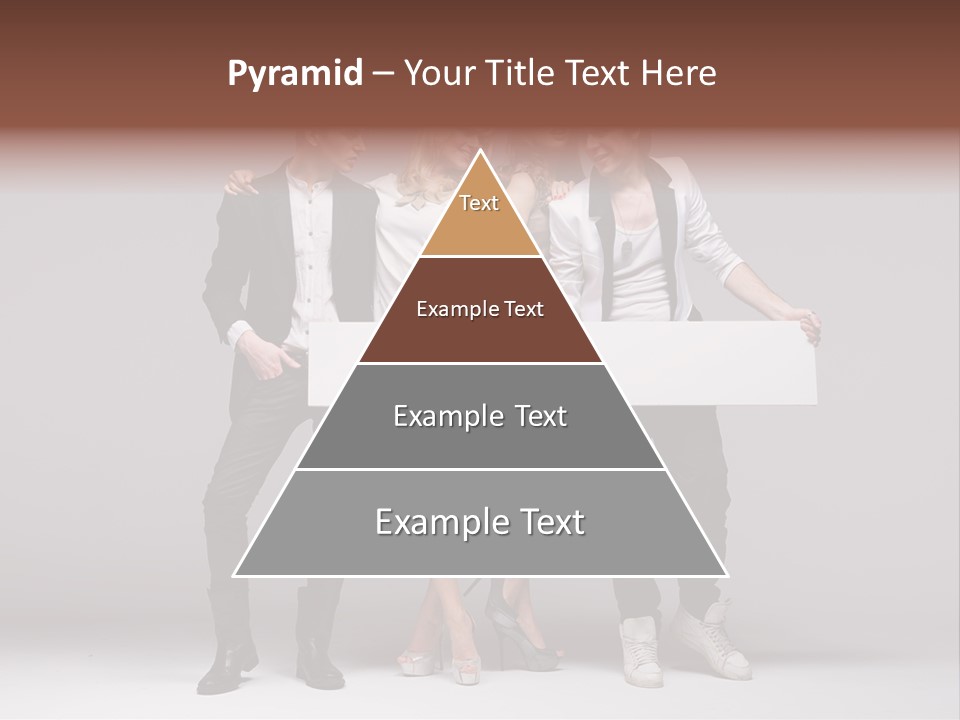 Dress Teen Blue PowerPoint Template