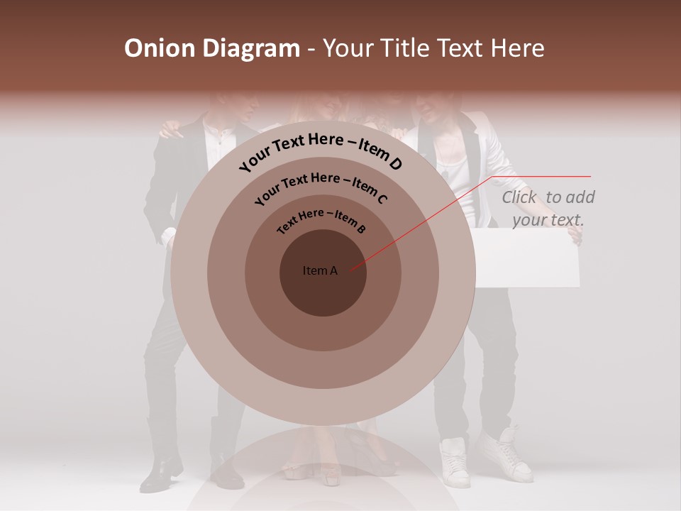 Dress Teen Blue PowerPoint Template