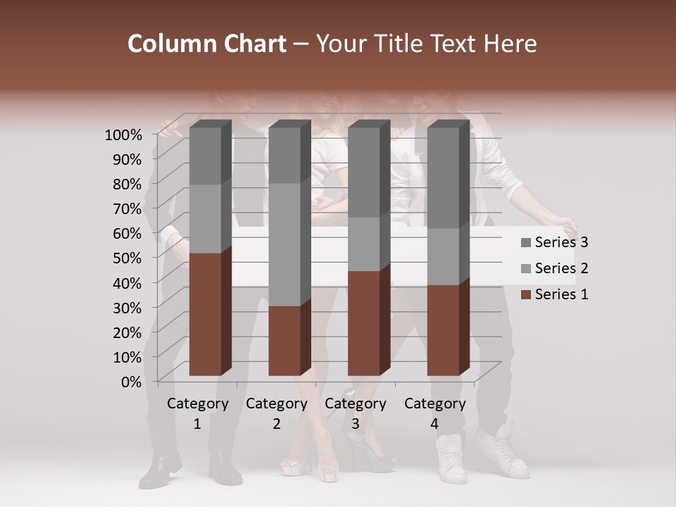 Dress Teen Blue PowerPoint Template