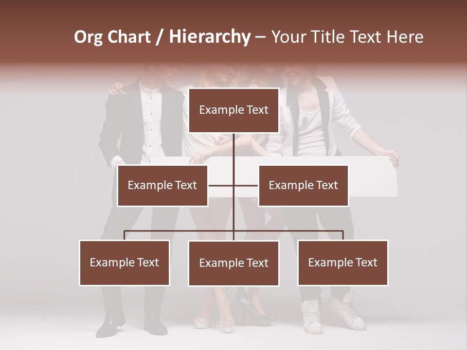 Dress Teen Blue PowerPoint Template