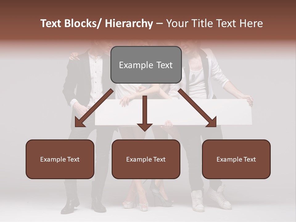 Dress Teen Blue PowerPoint Template