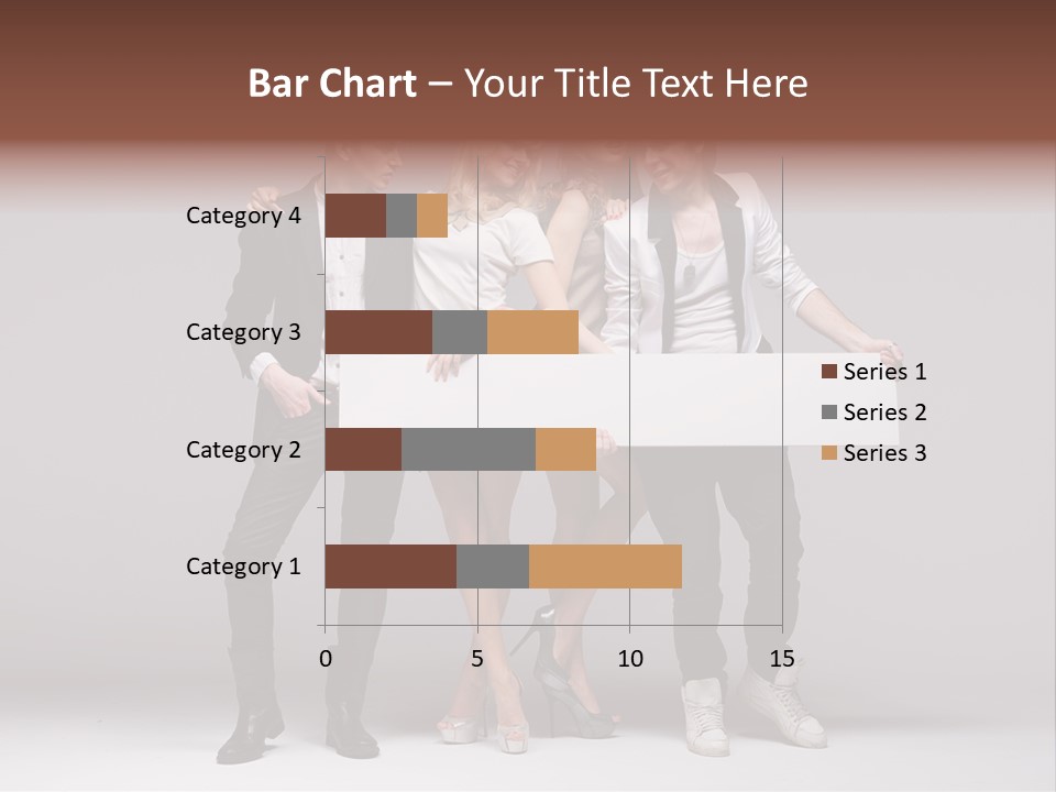 Dress Teen Blue PowerPoint Template