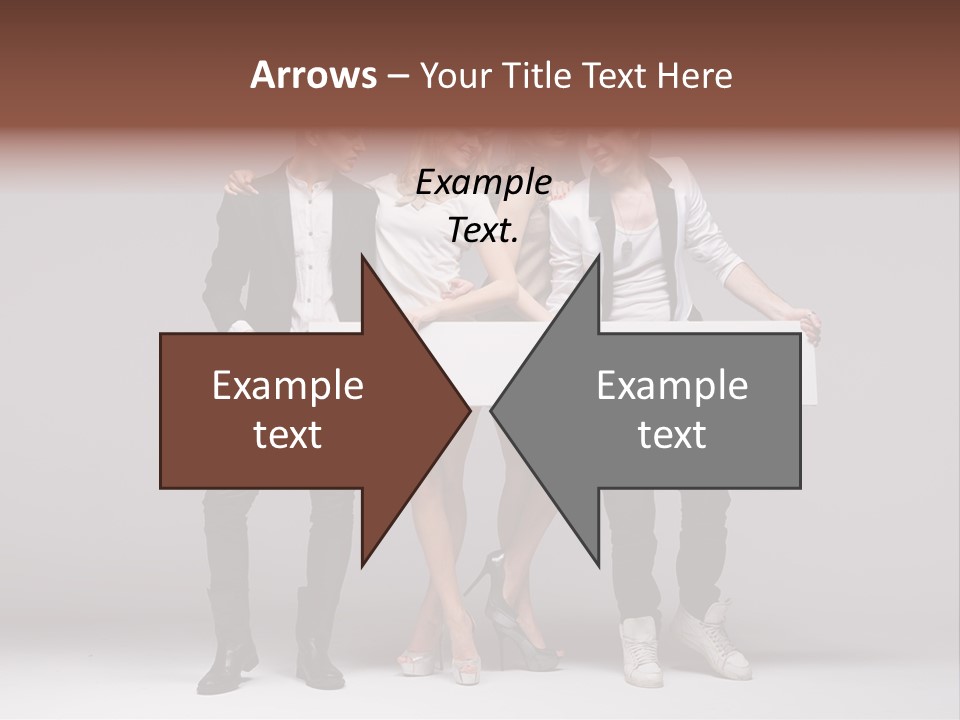 Dress Teen Blue PowerPoint Template