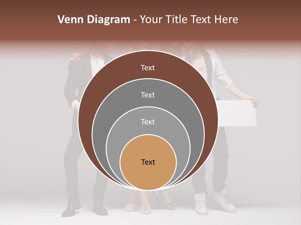 Dress Teen Blue PowerPoint Template