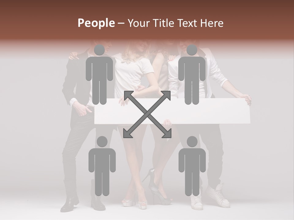 Dress Teen Blue PowerPoint Template