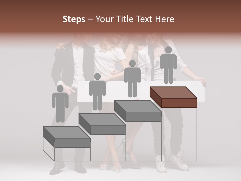 Dress Teen Blue PowerPoint Template