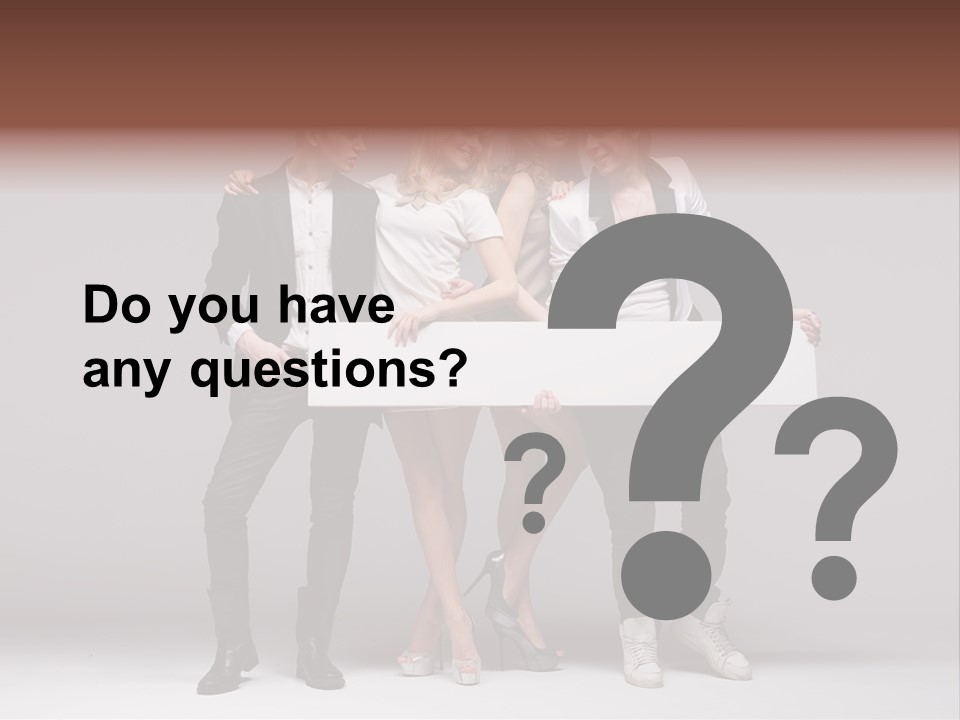 Dress Teen Blue PowerPoint Template