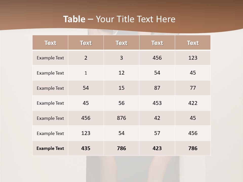Male Portrait Elegant PowerPoint Template