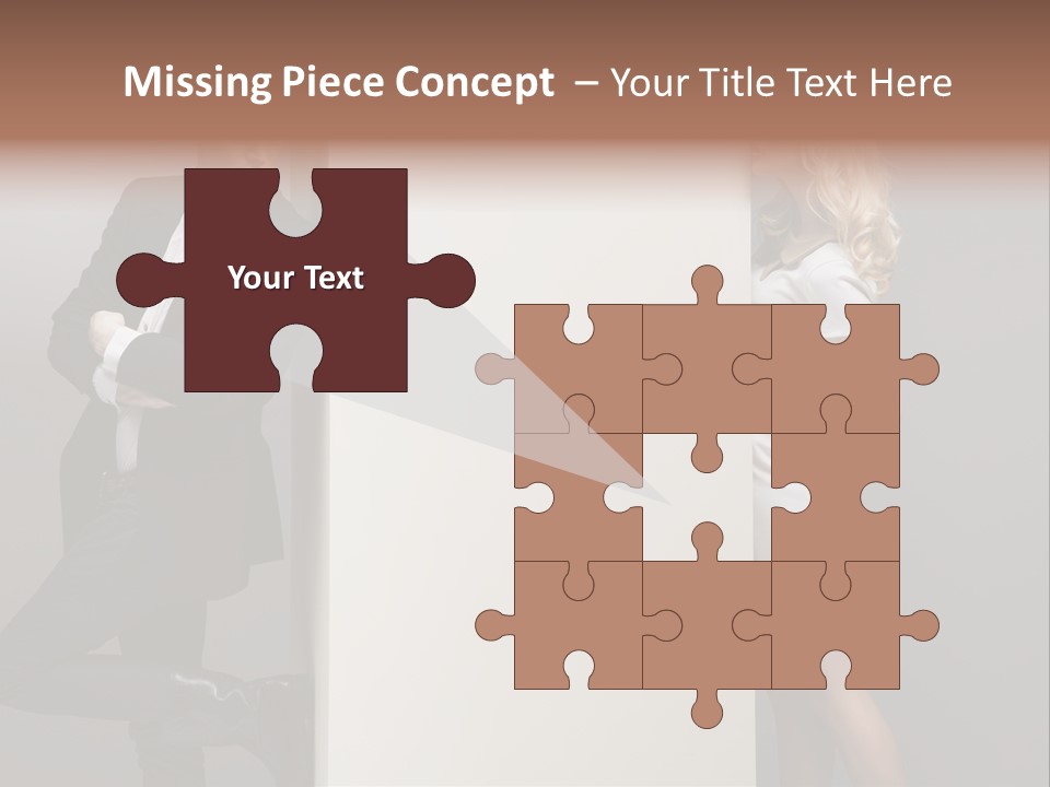 Smile Relaxed Woman PowerPoint Template