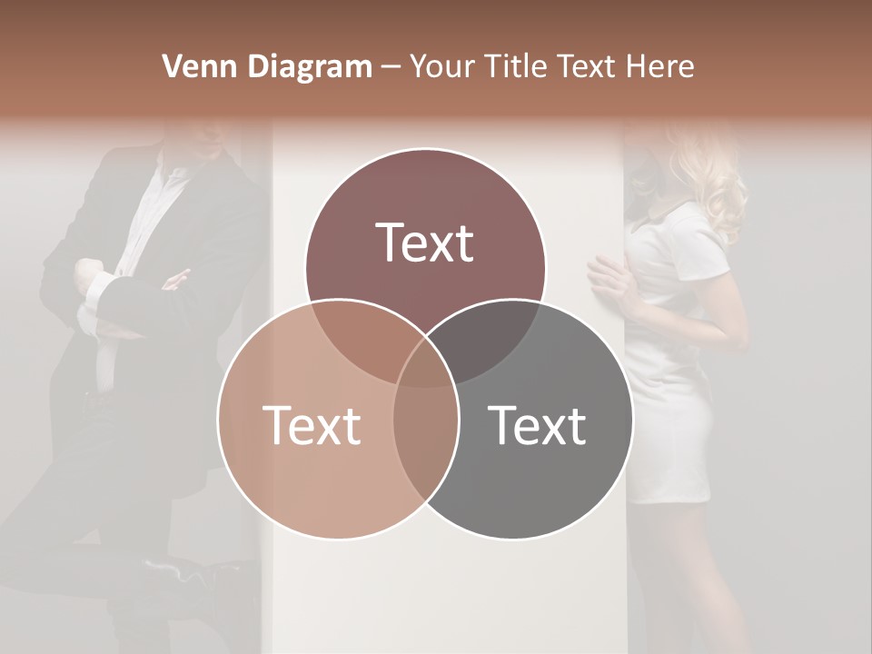 Smile Relaxed Woman PowerPoint Template