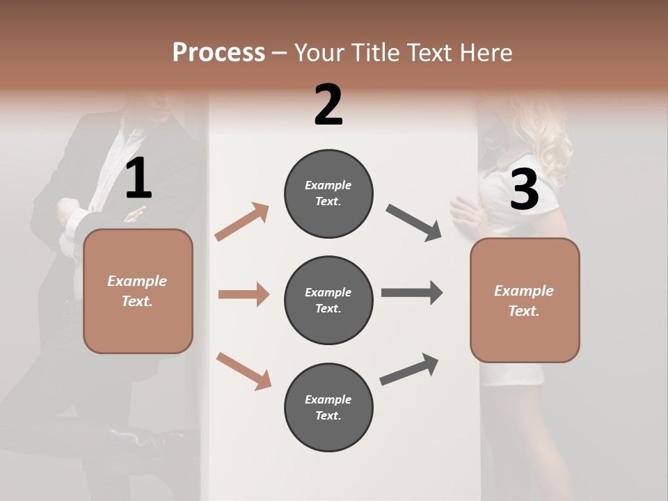 Smile Relaxed Woman PowerPoint Template