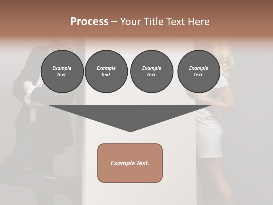 Smile Relaxed Woman PowerPoint Template
