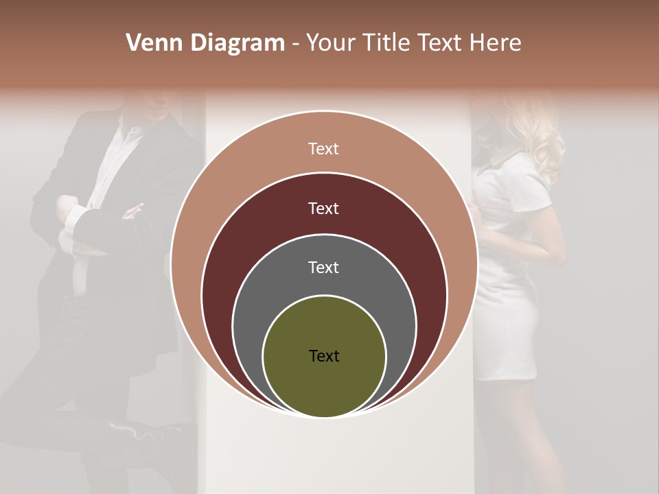 Smile Relaxed Woman PowerPoint Template