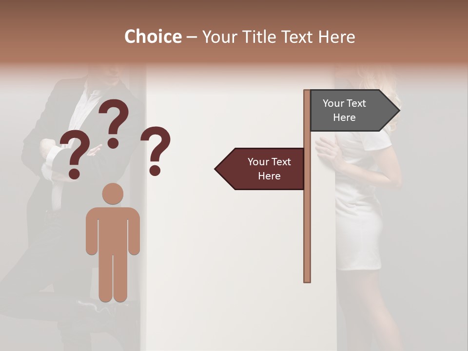 Smile Relaxed Woman PowerPoint Template