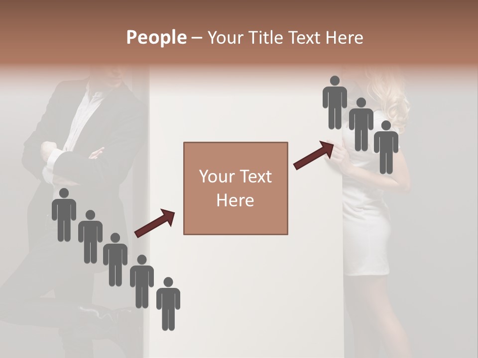 Smile Relaxed Woman PowerPoint Template
