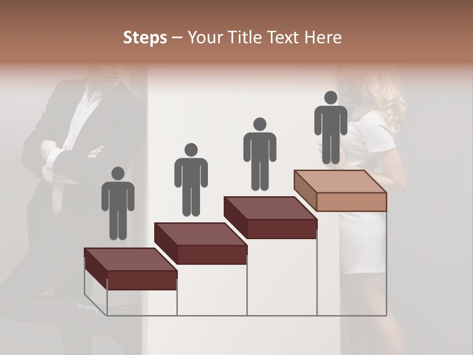 Smile Relaxed Woman PowerPoint Template