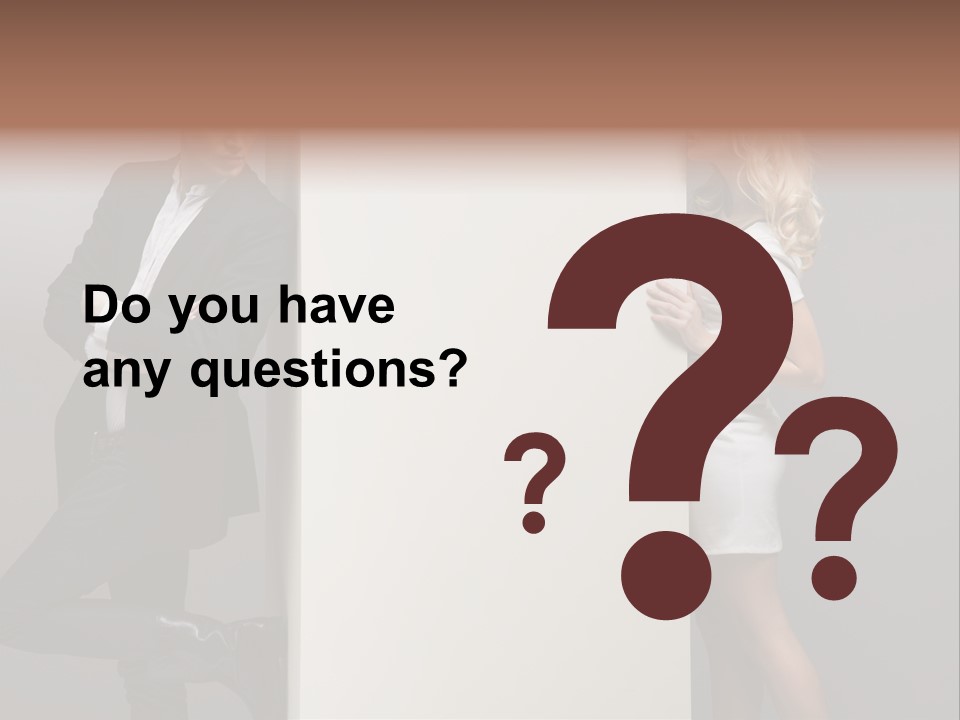 Smile Relaxed Woman PowerPoint Template