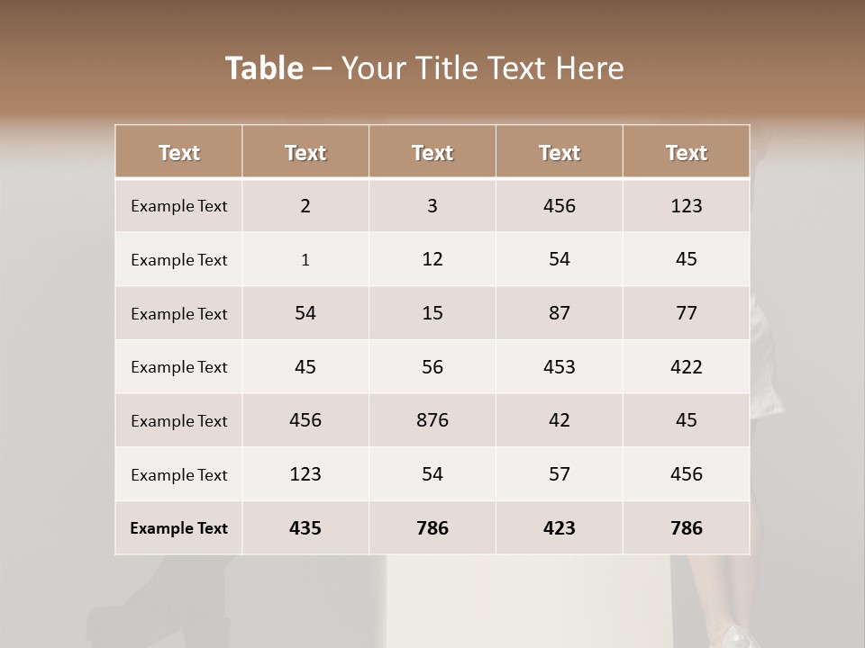 Back Fall Lifestyle PowerPoint Template