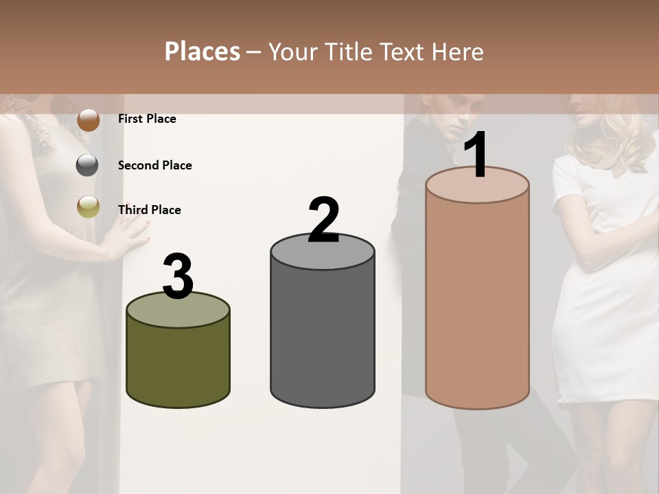 People Fall Clothes PowerPoint Template