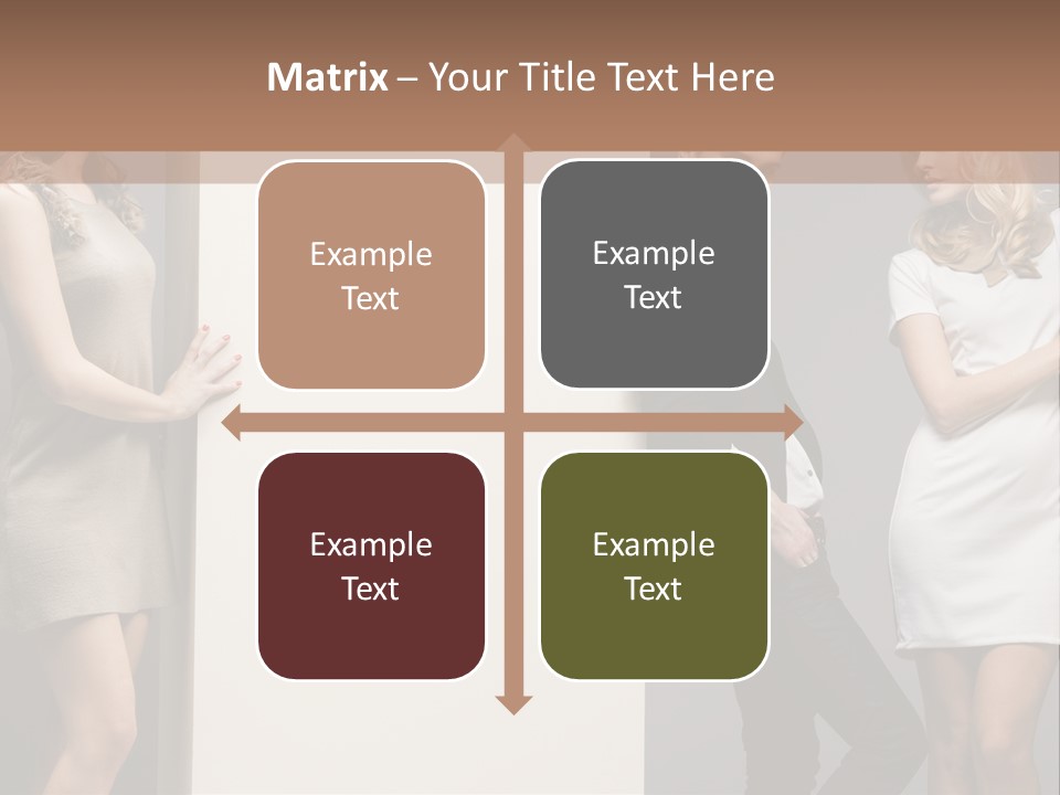 People Fall Clothes PowerPoint Template