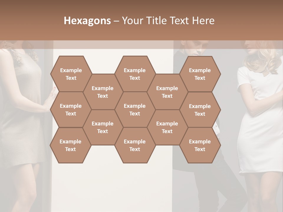 People Fall Clothes PowerPoint Template