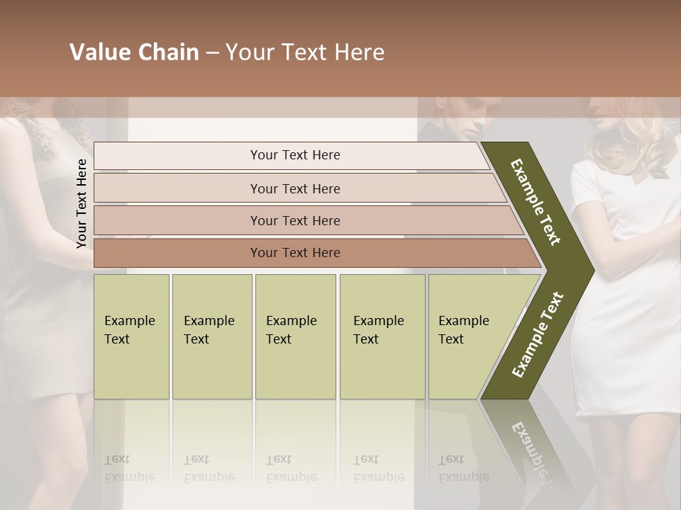 People Fall Clothes PowerPoint Template