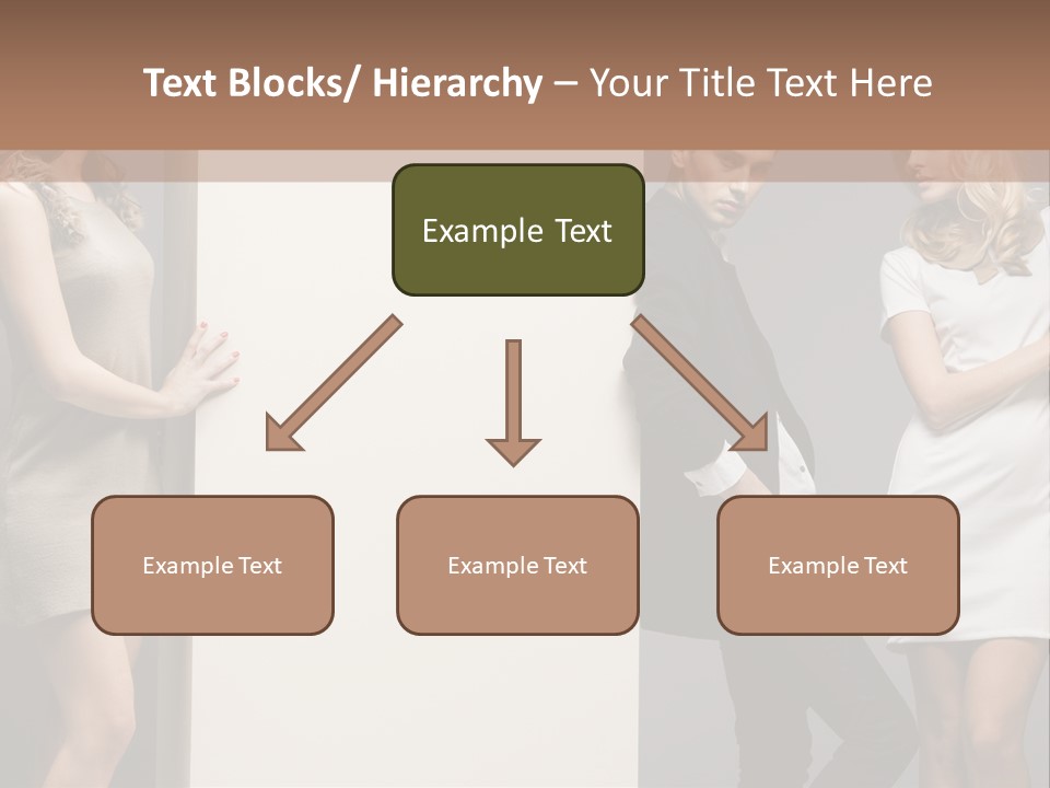 People Fall Clothes PowerPoint Template
