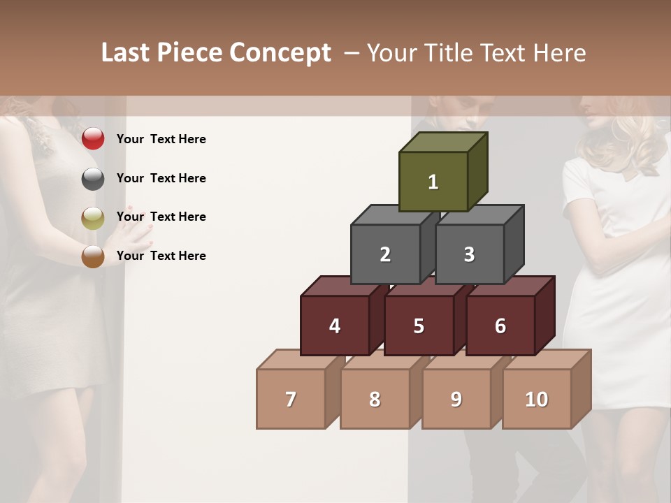 People Fall Clothes PowerPoint Template