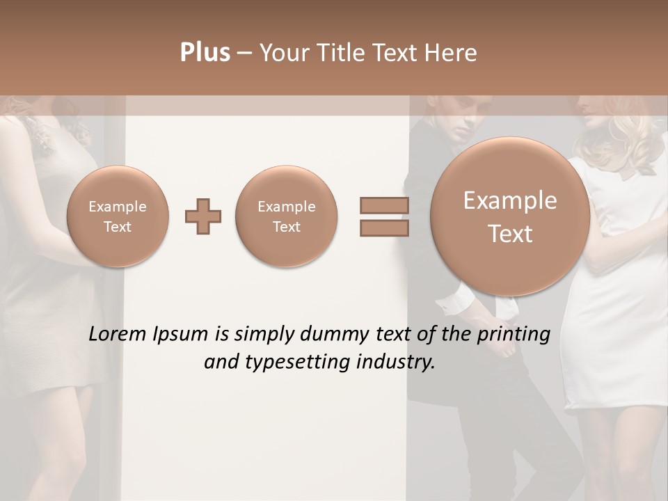 People Fall Clothes PowerPoint Template