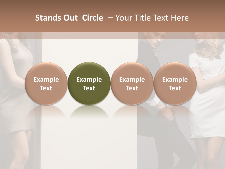 People Fall Clothes PowerPoint Template