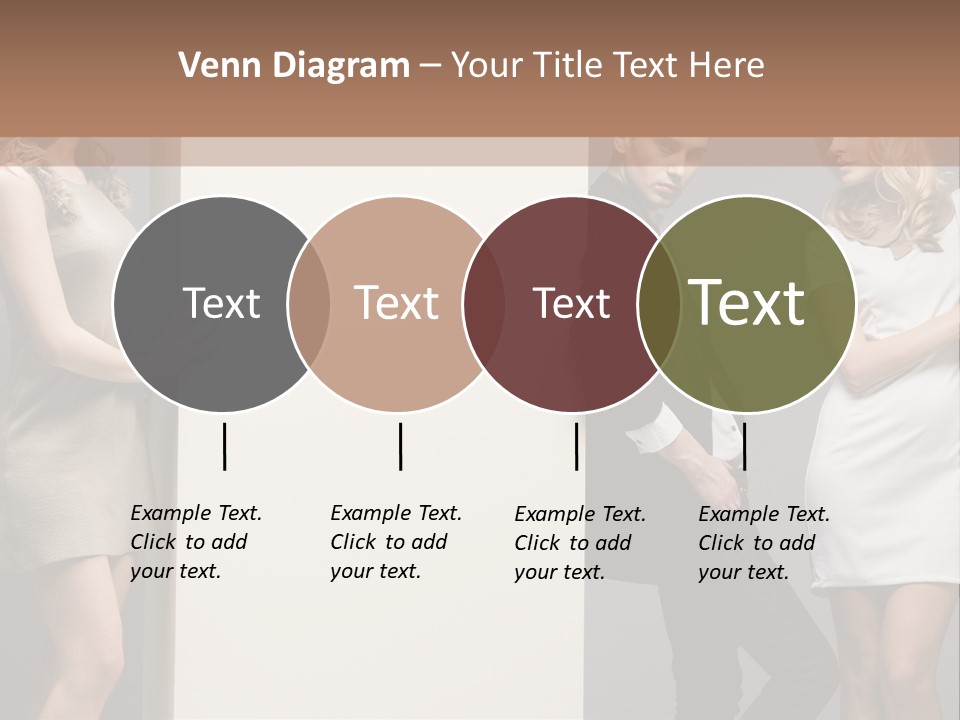 People Fall Clothes PowerPoint Template