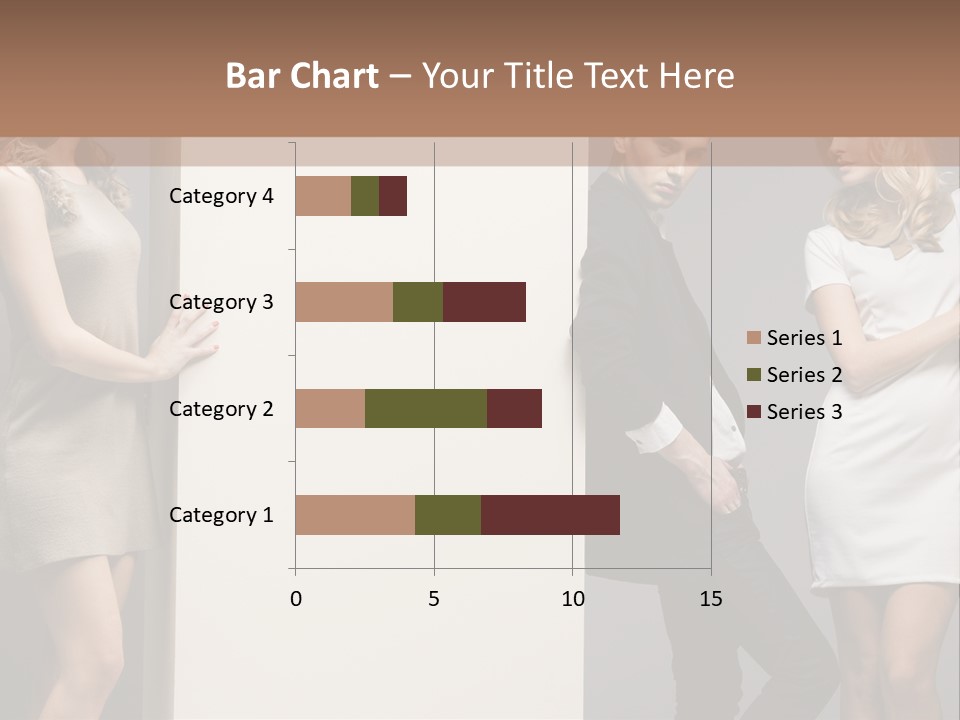 People Fall Clothes PowerPoint Template
