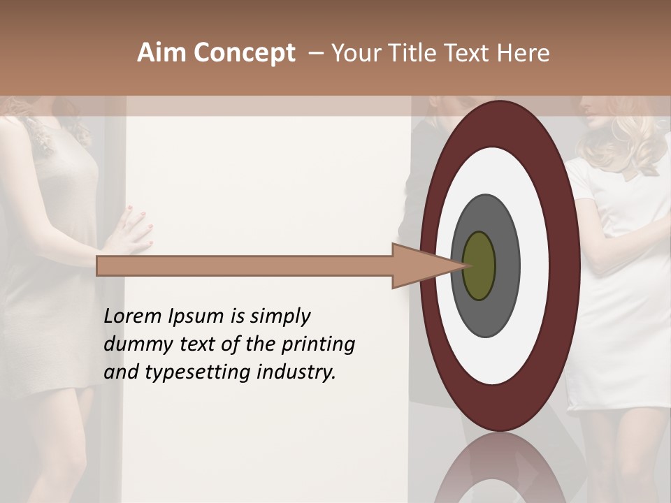 People Fall Clothes PowerPoint Template