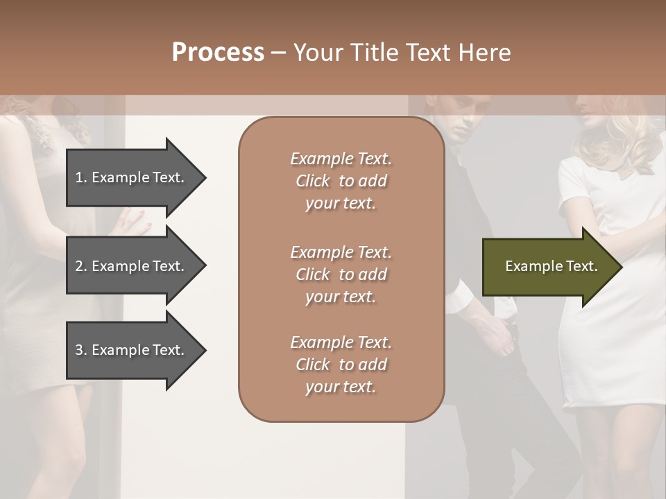 People Fall Clothes PowerPoint Template