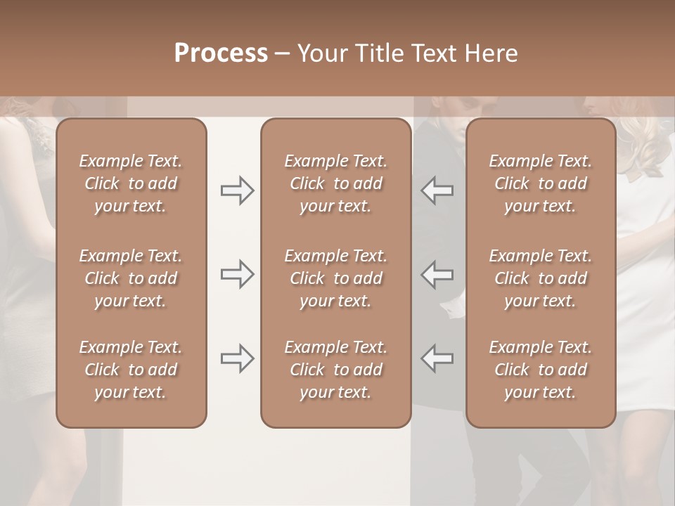 People Fall Clothes PowerPoint Template