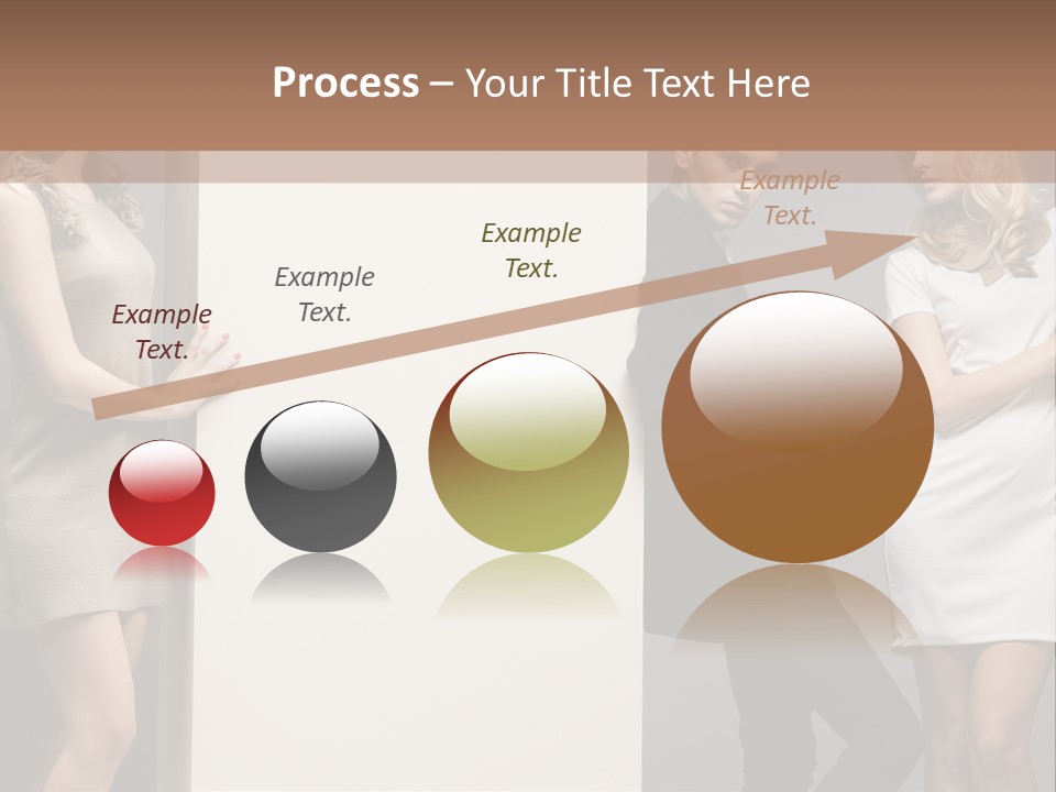 People Fall Clothes PowerPoint Template